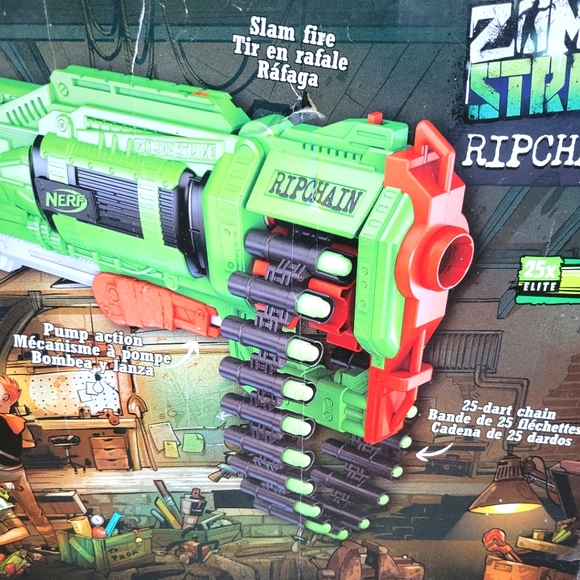 New Nerf Zombie Strike Ripchain - Picture 5 of 7